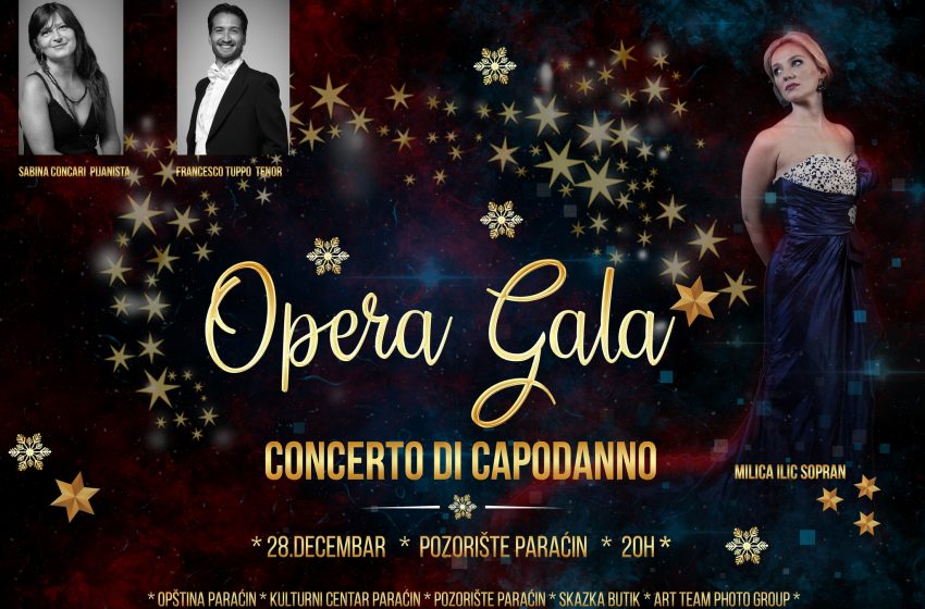  Veliki novogodišnji koncert operske dive Milice Ilić sa gostima iz Italije