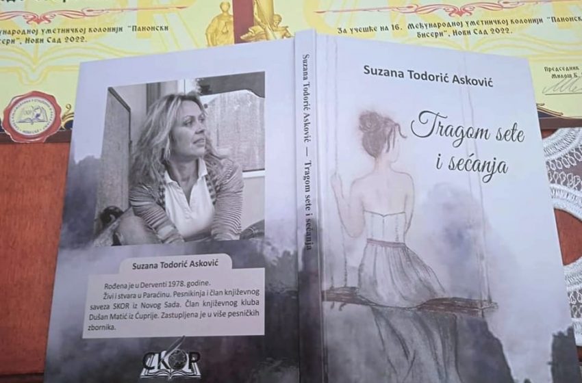  Predstavljanje zbirke pesama “ Tragom sete i sećanja“ Paraćinke Suzane Todorović Asković u petak u Kulturnom centru