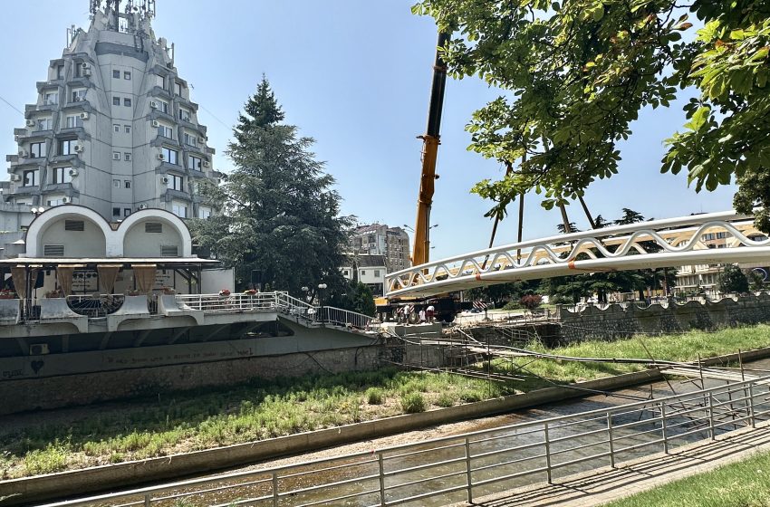  Postavljanje novog mosta kod Hotela Petrus