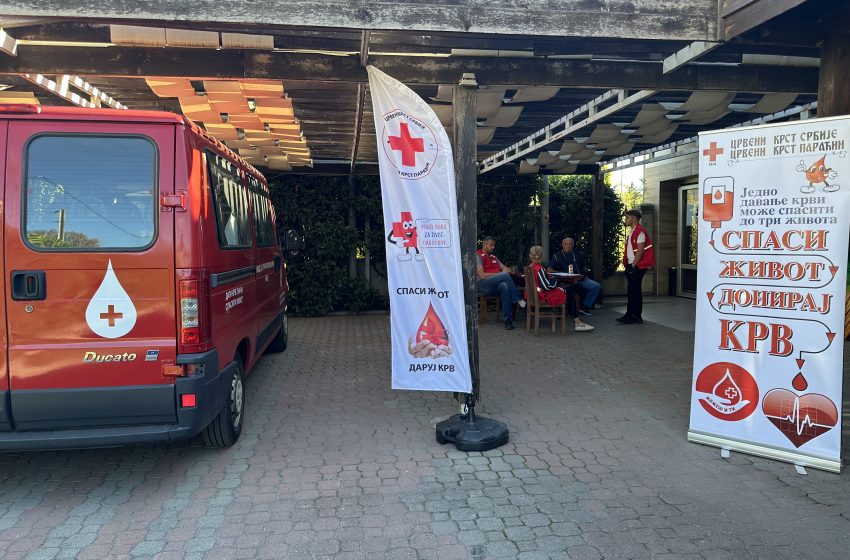  Akcija dobrovoljnog davanja krvi danas održana u Poslovnom sistemu Mihajlović