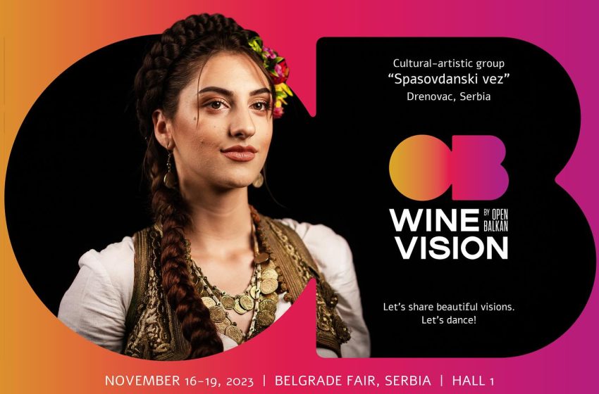  Drenovački Spasovdanski vez deo programa Međunarodnog sajma vina u Beogradu Wine Vision by Open Balkan