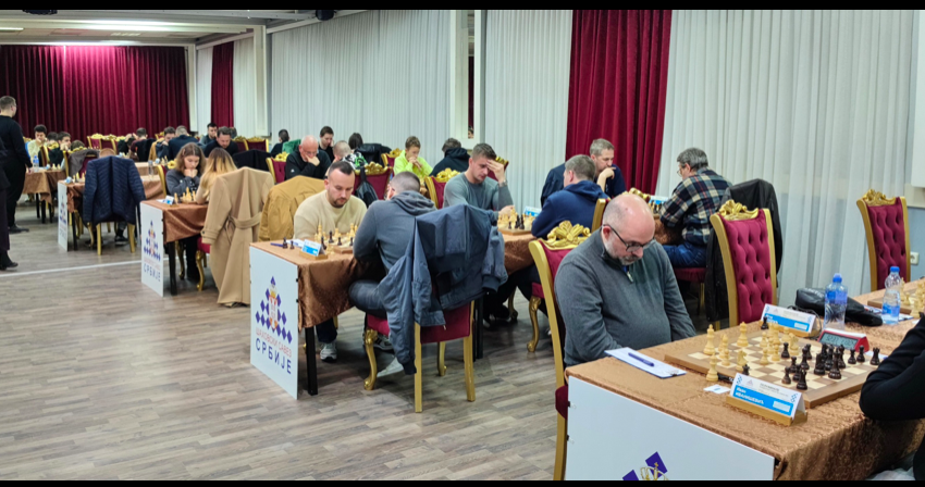  8 velemajstora i 11 internacionalnih majstora na polufinalu Prvenstva Srbije u šahu koje se održava u Paraćinu