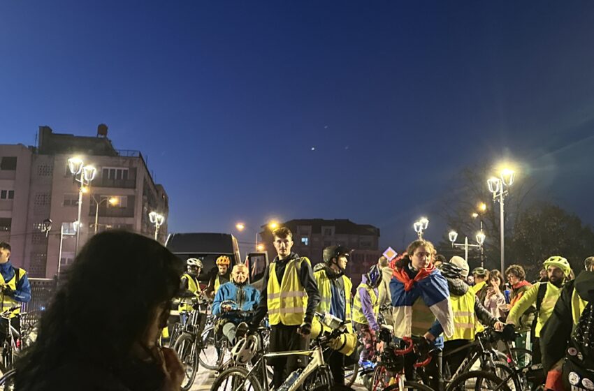 Paraćin dočekao bicikliste iz Niša